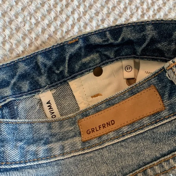 GRLFRND Dovima Distressed Denim Shorts - Picture 8 of 8